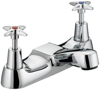 Bristan Value Cross Top Bath Filler - VAX BF C - VAXBFC